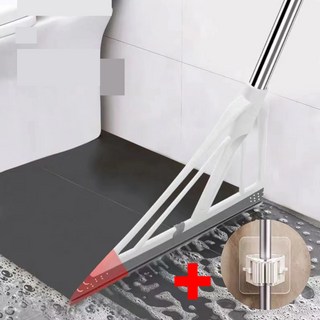 별오점 실리콘 욕실 화장실 바닥 물기제거 스퀴지 빗자루, 화이트, 1개