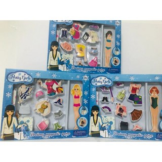 磁鐵換裝芭比娃娃 - 吸磁娃娃, 1個