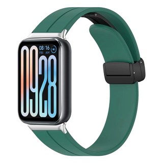 더조은셀러 샤오미 레드미 호환 D버클 마그네틱 실리콘 스트랩, 그린, 1개