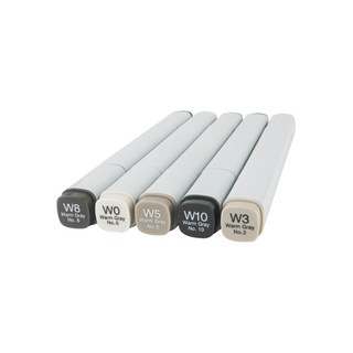 【時代中西畫材】W系列 日本COPIC 1代 CLASSIC 方桿 麥克筆 單支 (Warm Grey), 1個, W5