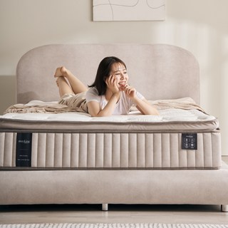 메이킹MK200 호텔 침대 매트리스 독립스프링 유로탑 필로우탑 천연양모 매트릭스 두께 330mm, 미디엄