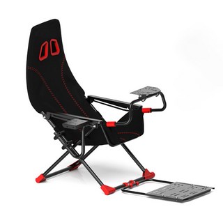 접이식 레이싱휠 거치대 레이싱 시트 G29 G923 T300 MOZA R5등 호환, 1개