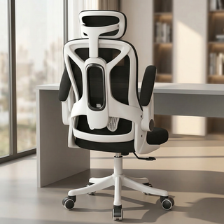 SUNDI 컴퓨터의자 고급 사무실 편안한 가정용 SD-HS908, 블랙