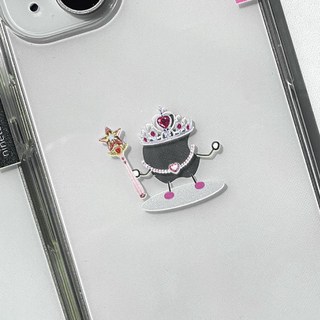 아이폰 로고 공주 스파이 디자인 젤리 맥세이프 케이스 폰케이스