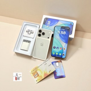 天羽 iPhone17 Pro Max 紙紮手機 精緻蘋果祭祀用品 時光白