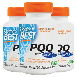 Doctor's BEST PQQ保健植物膠囊, 30顆, 3罐