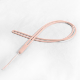 하이퀄 소프트 실리콘 핸드폰 목걸이 다용도 스트랩, 핑크, 1개