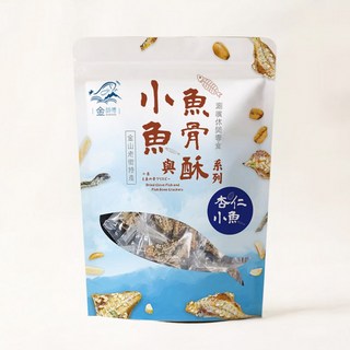 金師傅 魷魚/魚乾系列 杏仁小魚, 99g, 1包