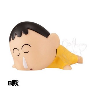 M.M小舖 BANDAI 轉蛋 扭蛋 蠟筆小新捏捏隊 公仔 (全4款): 小新 阿呆 妮妮, 1個, B款/阿呆1B572