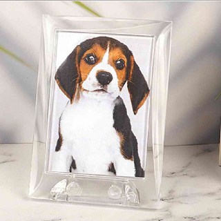 헌군 투명 미니액자 소형액자, 세로