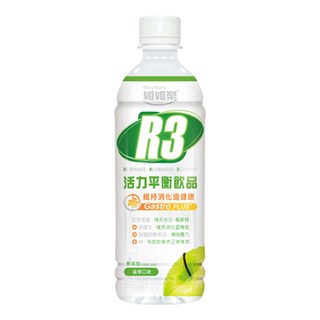 Glory Nutria維維樂 R3 PLUS活力平衡飲品 幼兒電解水 迅速吸收 恢復體力, 1個, 蘋果口味 500ml / 瓶