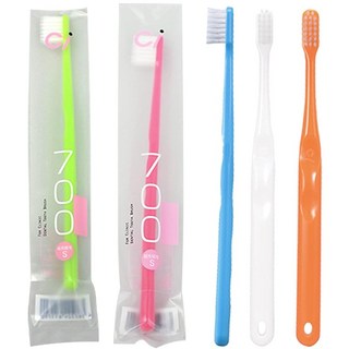 Ciメディカル Ci메디컬 Ci700 초극세모 플랫 칫솔 20개 (S와라카메) 일본 출고 키즈, 1개, 1개입