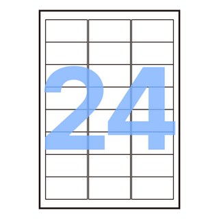 폼택 호환용 물류관리용 주소용 라벨지 LS-3102, 100매, 24칸