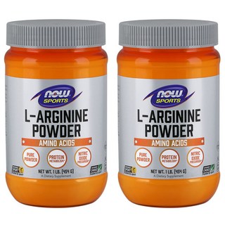 NOW Foods 左旋精胺酸粉, 454g, 2個