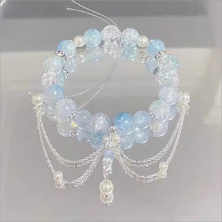 爆裂碎花蝴蝶手串 新中式超仙蝴蝶手飾 送閨蜜生日禮物