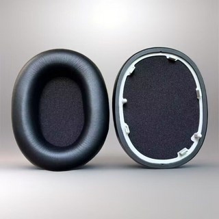 소니 WH-1000XM6 교체용 아이스 젤 귀마개 가죽 이어패드 헤드폰 커버, 검정 단백질 스냅