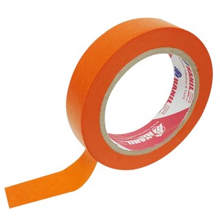 포장백서 보양 도배 커버링 마스킹 테이프 오렌지 사계절용 15mm x 40m, 1개