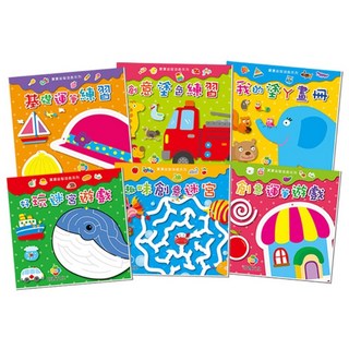 巧育 寶寶益智遊戲 一套6本, 詳見包裝