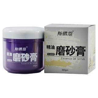 斯儂恩 精油磨砂膏 身體去角質 360ml, 1個, 磨砂膏