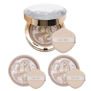 에이지투웨니스 AGE20s 에센스 커버 팩트 상 인피니티 다이아 ID 본품 리필2개, AGE20s 에센스 커버 팩트 최신상 인피니티 다이아에, ID 21호 본품1개 리필2개, 1개