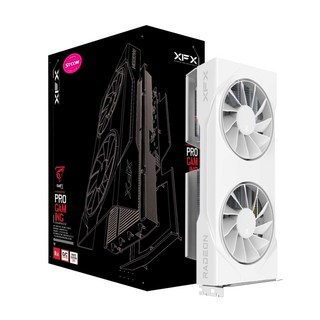 XFX 라데온 RX 9060 XT SWIFT DUAL WHITE OC D6 8GB AMD 그래픽카드