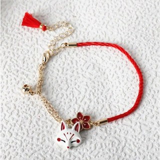 -舉飾無雙- 紅花小狐狸 紅繩手鍊/腳鍊