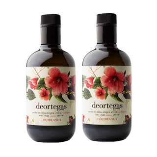 데오르테가스 호지블랑카 엑스트라버진 올리브오일, 2개, 500ml