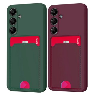 스톤스틸 1+1 갤럭시 점프4 M36 카드 수납 파스텔 컬러 카메라 보호 지문 방지 실리콘 케이스