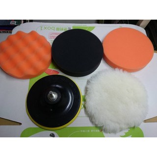 台北出貨 6吋打蠟洗車套組 電鑽變打蠟機套組 真毛球洗車美容打蠟鍍膜機車, 5, 5