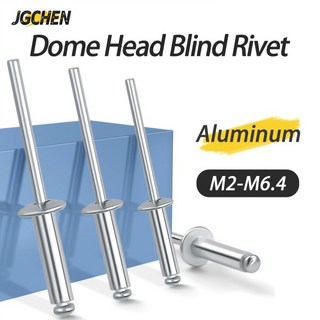 5-100개 알루미늄 돔 헤드 블라인드 리벳 팝 M2 M2.4 M3 M3.2 M4 M5 M6 M6.4 시트 스틸 자동차 맨드렐 배기, 05 8mm, 05 M5 (10Pcs)