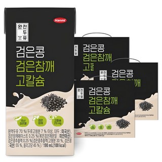 한미 완전두유 검은콩 검은참깨 고칼슘, 190ml, 60개