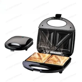 샌드위치 메이커 3-in-1 아침 식사 토스터 그릴 빵용 논스틱 플레이트 표시등 가정용 주방, 01 Sandwich machine