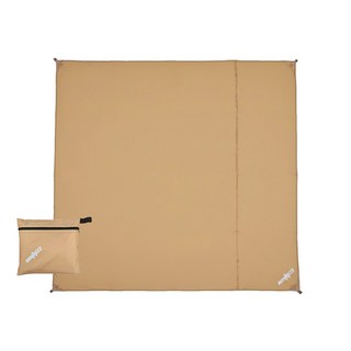 타프 겸용 휴대용 그라운드 시트 방수매트 내수압 5000, 탄베이지