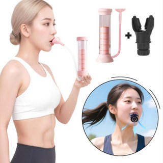 이숍 복식호흡 폐활량 호흡 운동기구 1+1, 1세트