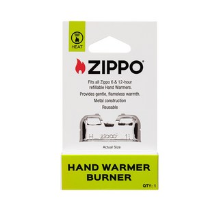 ZIPPO 暖手爐(小型銀色-6小時) 懷爐 冬天保暖禦寒 登山露營, 1個, ZIPPO暖手爐 專用火口