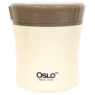 오슬로 스테인레스 스틸 보온 푸드자 죽통, 아이보리, 400ml, 1개