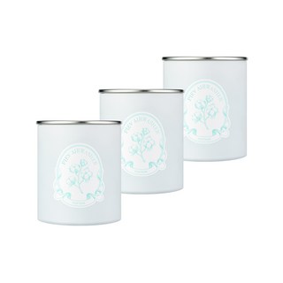 [본사공식몰] 피에브 에어워셔 고체 탈취제 냄새 제거 코튼 향, 250g, 3개