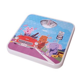 日本TANITA 機械式體重計 HA801 開車兜風動物款 體重測量 精準耐用, 動物, 1個