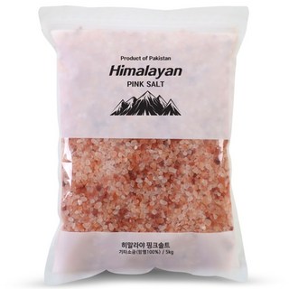블루오션 히말라야 핑크솔트 (그라인더용 굵은소금) 핑크소금 용량선택, 1개, 5kg