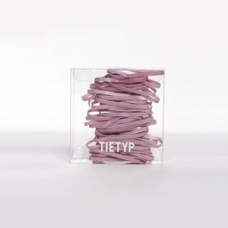 韓國 TIETYP 莫蘭迪 髮圈 不咬髮 不易斷 高彈力 編髮 莓果粉 50入/盒