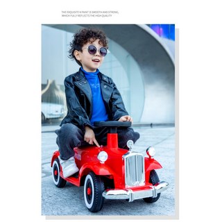 淘氣寶貝 超高顏值兒童電動車 1675 復古老爺車 兒童騎乘電動車 現貨, 霸氣紅, 1個