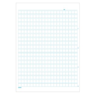 라벨포스 400자 원고지 노트 100매, 1개, 블루