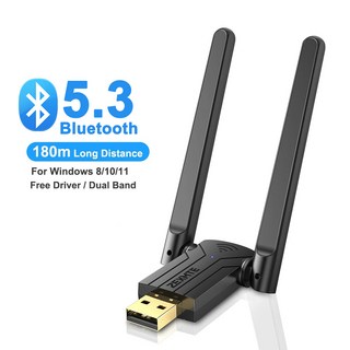 Zexmte 150M USB 블루투스 어댑터 무선 5.4 동글 Windows 11/10/8.1/7 스피커 음악 오디오 수신기 Adaptado