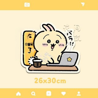 DFMEI 新烏薩奇鼠標墊可愛滑鼠墊動漫卡通圖案辦公遊戲墊防滑桌面墊, 1個, 在做了 200*245*2mm:如圖