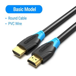 Vention HDMI 케이블 2.0 PS45 프로젝터 TV 박스 노트북 모니터 HDMI 2.0 코드 4K 60Hz HDR HDMI-HDMI 수 케이블, PVC Round Cable, 8m, 5) PVC Round Cable - 8m