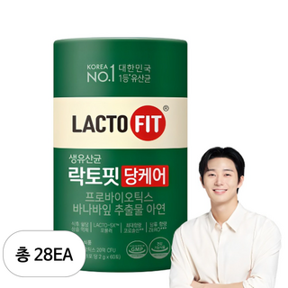 락토핏 생유산균 당케어, 120g, 28개