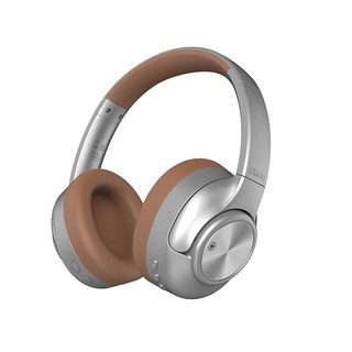 [ 1201365 ] 액티브 노이즈 캔슬링 헤드폰: 하이파이 오디오가 있는 하이브리드 블루투스 헤드폰 오버이어 - 안드로이드 장치용 무선 헤드셋 60시간 재생 시간 (실버), Silver