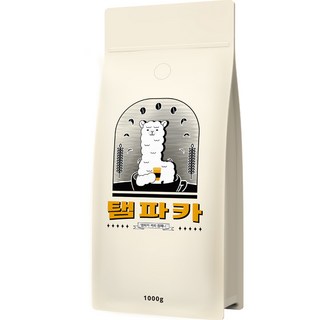 탬파카 바리스타 블렌드 커피 원두, 홀빈(분쇄안함), 1kg, 6개