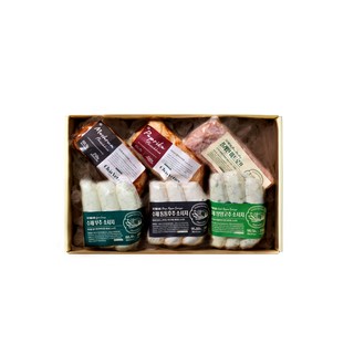 샤르베티에 추석 명절 수제 햄 소시지 선물세트 6종/9종, 1박스, 1.35kg