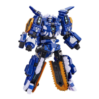 迷你特攻 鈦甲鯊 DINOD WARRIOR 變形機器人, 藍, 1個